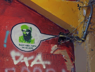 Berlin - Oranienburger Straße - Osama im Tacheles